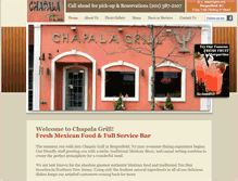 Tablet Screenshot of chapalamexicangrill.com